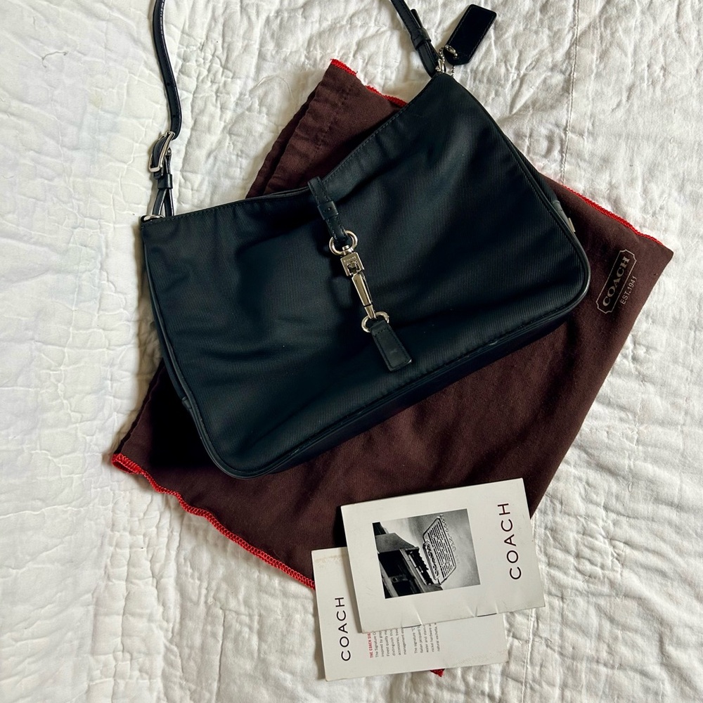 Coach Black Shoulder Bag